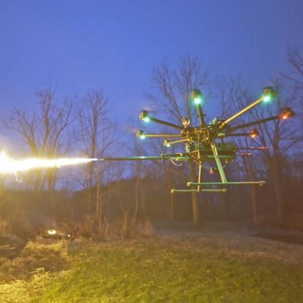 You Can Now Get a Flamethrower Drone Attachment, and It's Perfect For Wasp Nest Removals