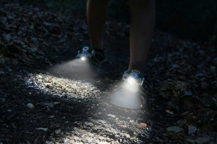 Flashlight Shoes Attachments - LED shoe flashlights