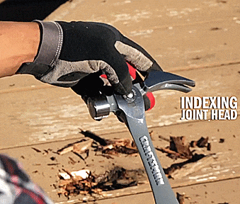 Flex Claw Hammer Has Adjustable Pry Bar Angles and a Magnetic Nail Holder