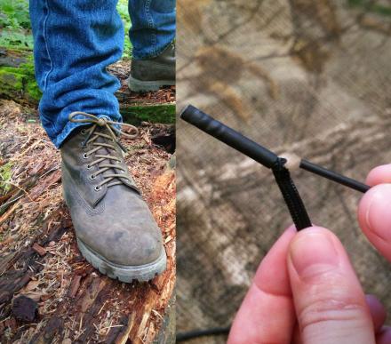 Flint Laces: Shoe Laces That Can Start a Fire