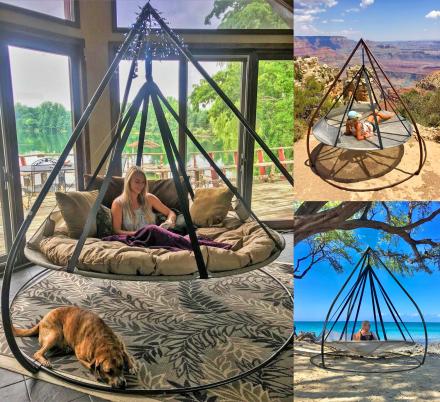 This Flying Saucer Hammock Chair Looks Like The Perfect Place To Lounge