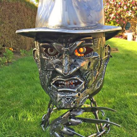 This Freddy Krueger Fire Pit Belongs In Every Horror Fans Backyard