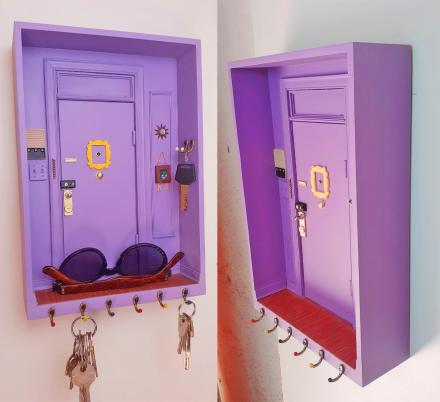 This Scale Replica Of The Door From Friends Is The Perfect Key and Sunglasses Holder