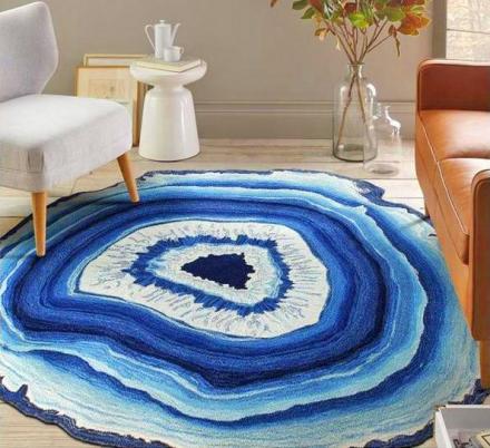 Geode Rock Floor Rug