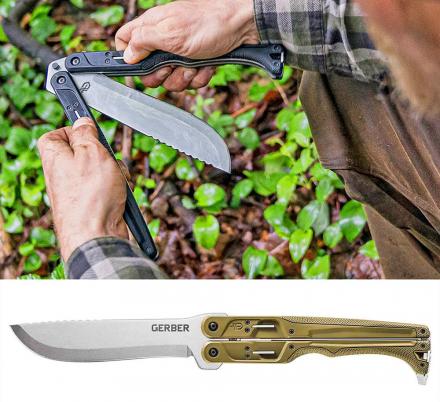 Gerber Has Unveiled a 15 Inch Butterfly-Style Machete That'll Easily Fit Into Your Pack