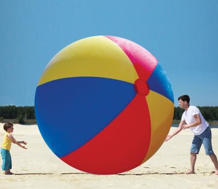 huge beach ball