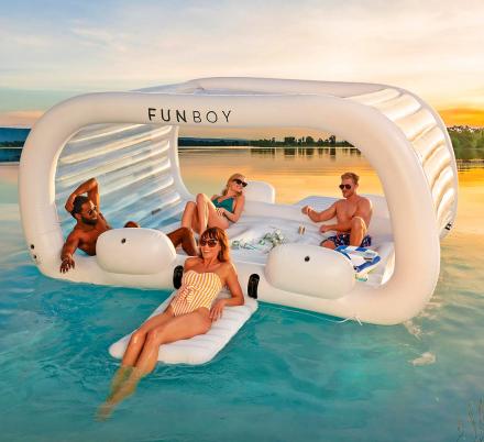 This Giant Cabana Float is The Ultimate Party Spot For a Lake Or Pool