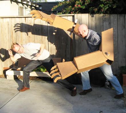 Giant Cardboard Robot Arms Kit
