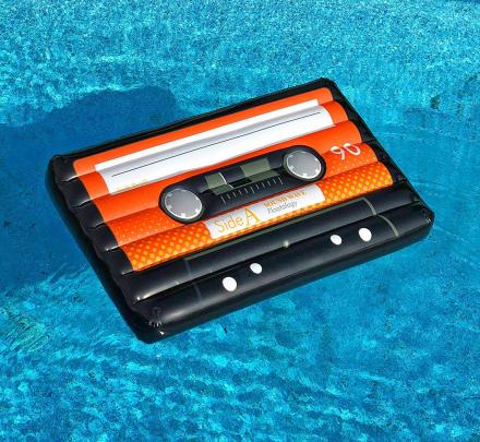 Giant Cassette Tape Pool Float
