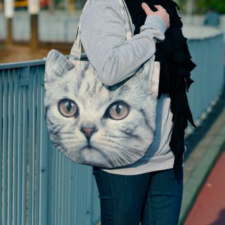 Cat on sale face bag