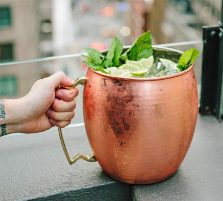 Giant Moscow Mule Mug Holds 1.5 Gallons