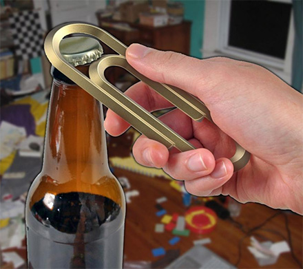 Giant Paper Clip Bottle Opener