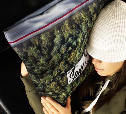 Giant Weed Bag Pillowcase