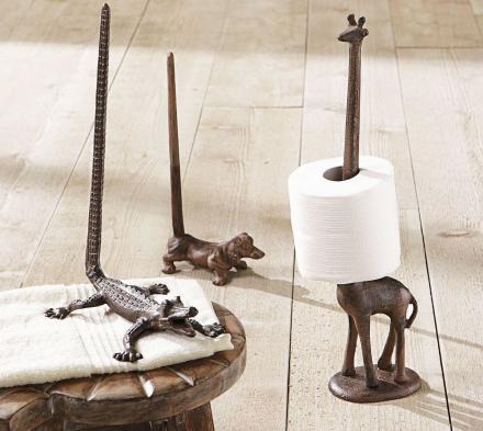 Brown Finish Toilet Paper Statue Bits and Pieces Bathroom Décor Giraffe Toilet Paper Holder Great Gift for Giraffe Lovers 41cm Tall. Giraffe Sculpture 