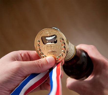Gold Medal Bottle Opener