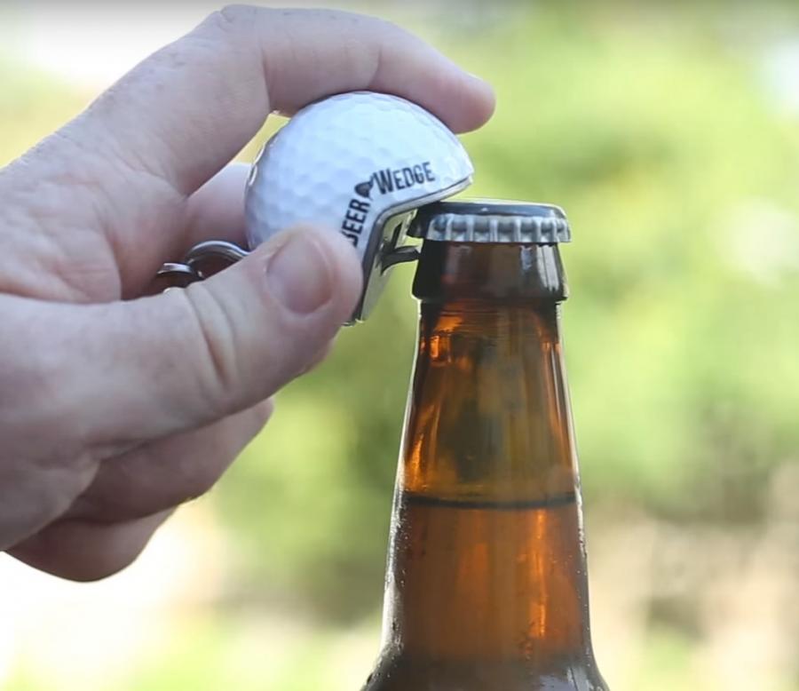 Neuheit Golf Ball Flasche Opener Golfer Bier Kappe Breaker