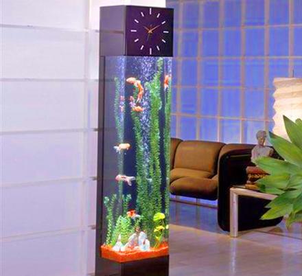 Grandfather Clock Fish Aquarium