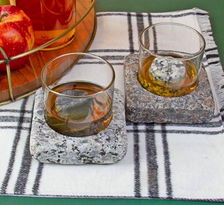 These Granite Coasters and Whiskey Stones Might Be The Classiest Way To Drink a Scotch