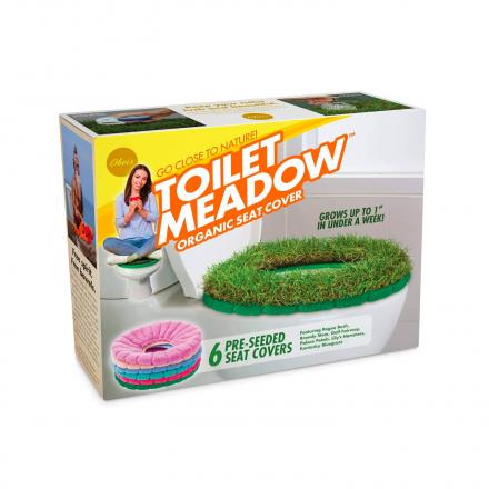 This Grass Toilet Seat Cover Lets You Enjoy Nature While You Poo