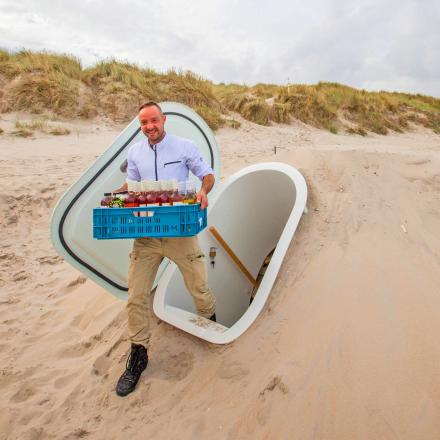 walk in underground fridge