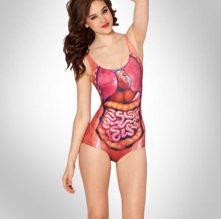 Guts, Innards, And Entrails One Piece Swimsuit