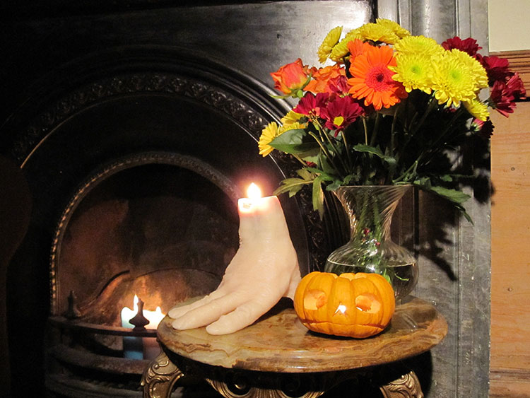 Hand Candle That Bleeds As It Burns