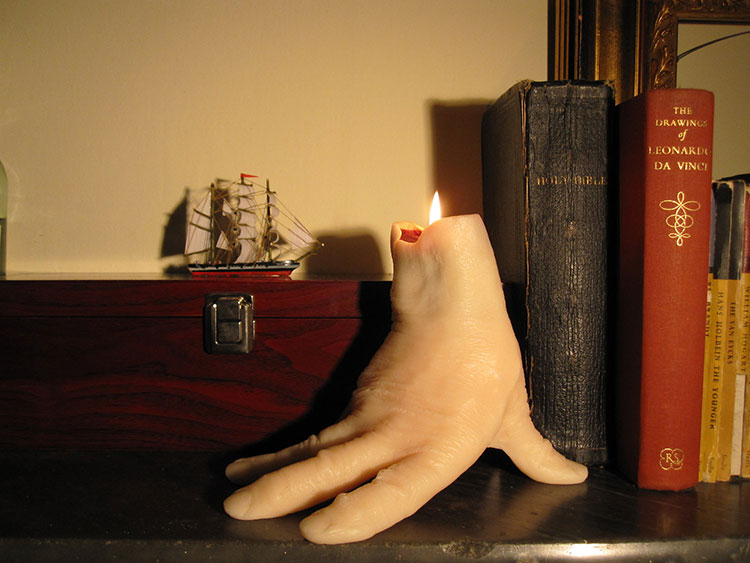 Hand Candle That Bleeds As It Burns