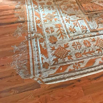 These Hand-Carved Wooden Floor Rugs Might Make You Think They're A Real Rug