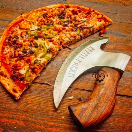 I Refuse To Cut Pizza Again With Anything Other Than a Hand Forged Viking Pizza Axe