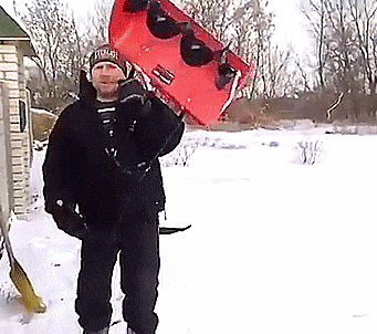 Hand Powered Manual Snow Blower Shovel
