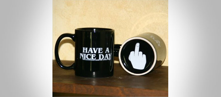 Have a Nice Day Middle Finger Mug