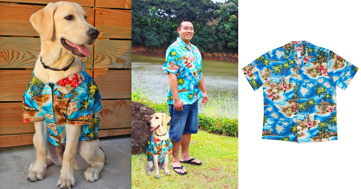 Hawaiian Dog Shirts