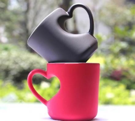 Heart Shaped Handle Coffee Mug