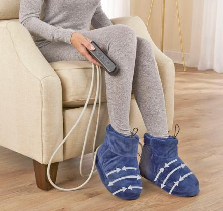 heated slippers mens