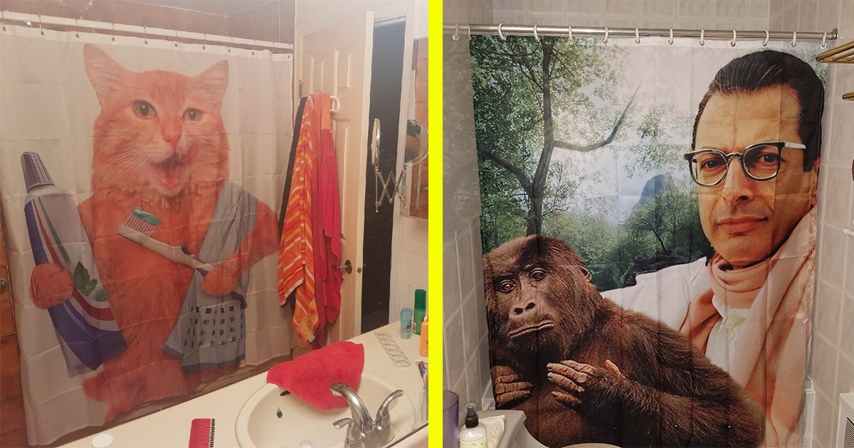 Here's The Weirdest and Funniest Shower Curtains That You Can Get On Amazon