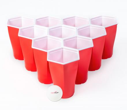 Hexcups Are Hexagon Shaped Beer Pong Cups That Have No Gaps In-between The Cups