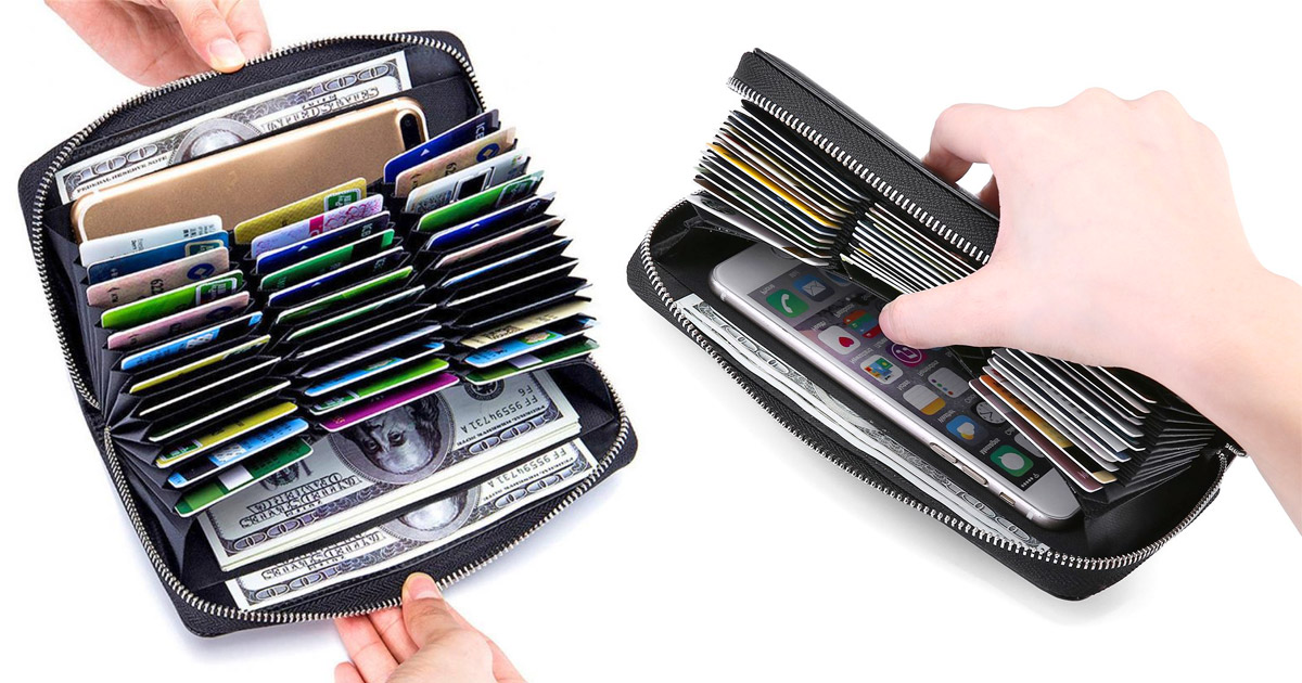 High-Capacity 36 Card Slot Wallet