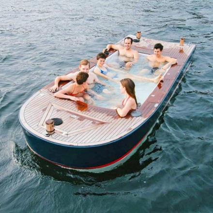 These Hot Tub Boats Let You Cruise On The Water While Staying Toasty Warm
