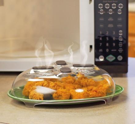 Microwave Splatter Cover - The Best Microwave Food Covers by