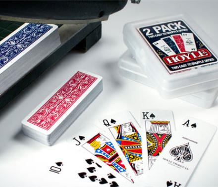 Hoyle Slice Half Deck Skinny Playing Cards
