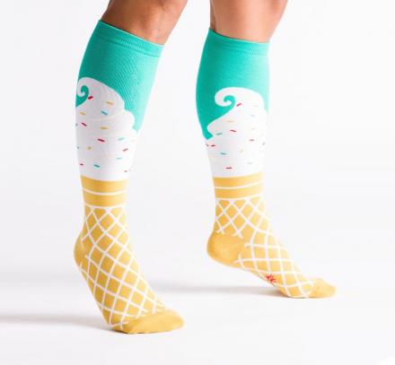 Ice Cream Cone Socks