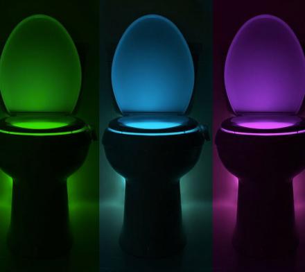 Illumibowl  Toilet light, Toilet night light