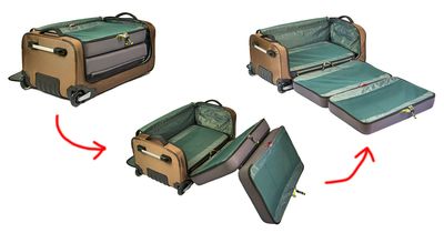 Incredible Oregami Folding Luggage Makes Packing/Unpacking A Breeze