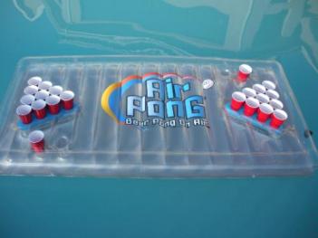 Inflatable Floating Beer Pong Table