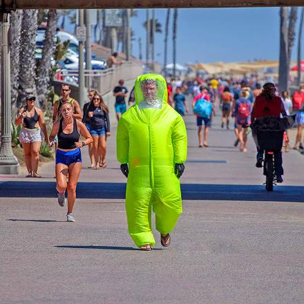 This Inflatable Hazmat Suit Is The Perfect Halloween Costume For 2021