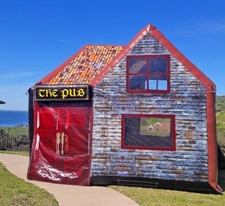 These Inflatable Pubs Make The Perfect Spot To Gather For a Backyard Party