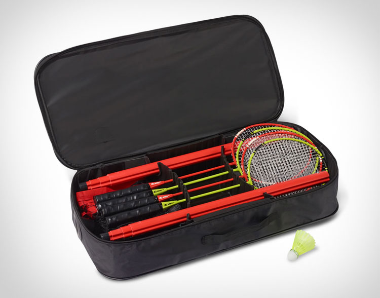 Portable Badminton Court Sets Up In Seconds