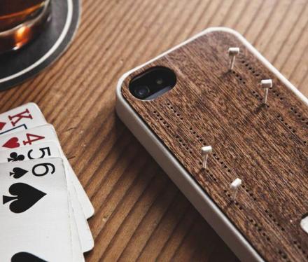 iPhone Case With Cribbage Board on The Back
