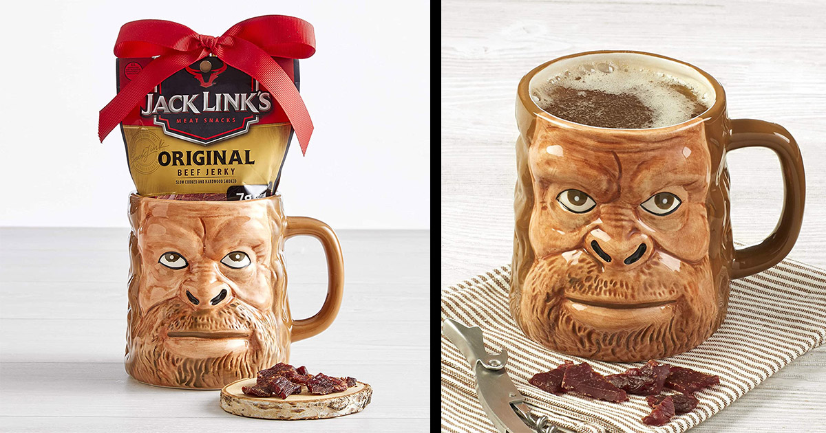 Slim Jim Head Face Promotional Beef Jerky Display Mug Or Oversized Coffee  Cup