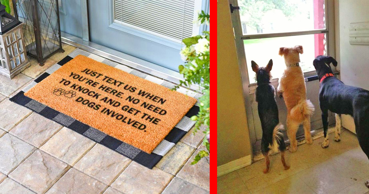 Sign Just Text When You Get Here No Need to Get the Dog 